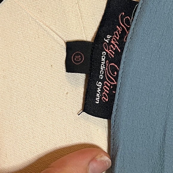 NWT Trashy Diva Deco Embroidered Dress in French Blue US 10 - Picture 12 of 12